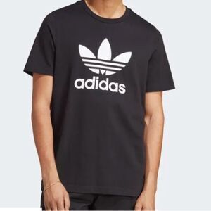 Addis Classics Trefoil Tee‎ black/white Kids XL Nwt in packaging